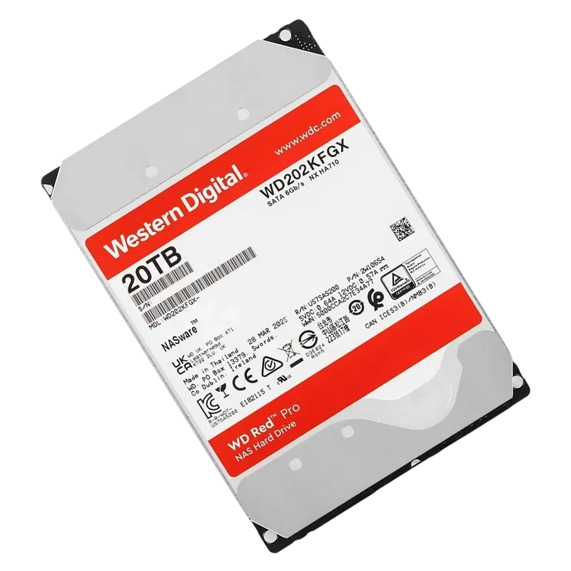 Жесткий диск Western Digital WD Red Pro 20TB, 3.5" 2
