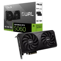 Placă video ASUS DUAL-RTX5060-O8G-EVO, Negru