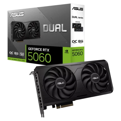 Видеокарта ASUS DUAL-RTX5060-O8G-EVO, Черный