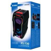 Портативная колонка SVEN PS-730, Чёрный 12