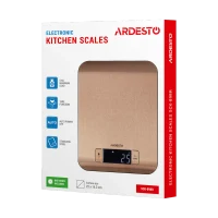 Электронные кухонные весы Ardesto SCK-898R, Bronze 5