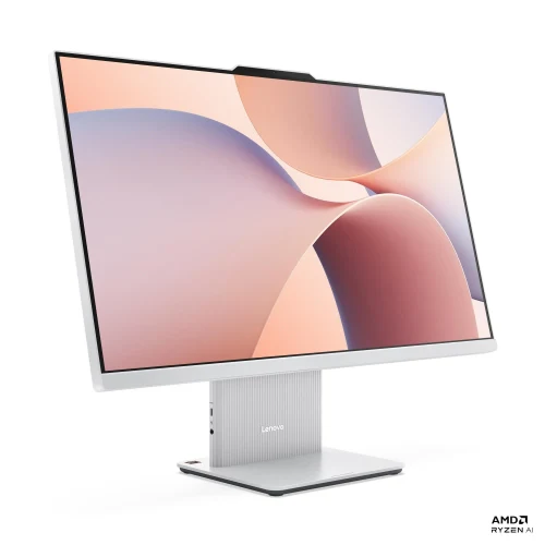 Computer All-in-One Lenovo IdeaCentre 24AKP10, Ryzen AI 7 350, 16/512GB, 23.8" 100Hz, Cloud Grey