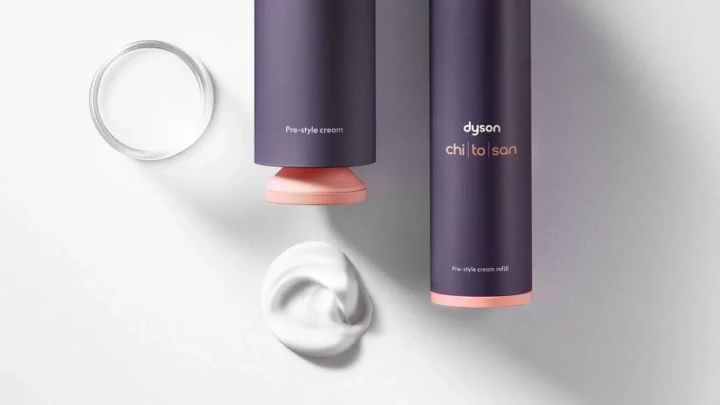 Cremă pentru păr Dyson HF 01 Chitosan Pre-style Wavy, Purple 2