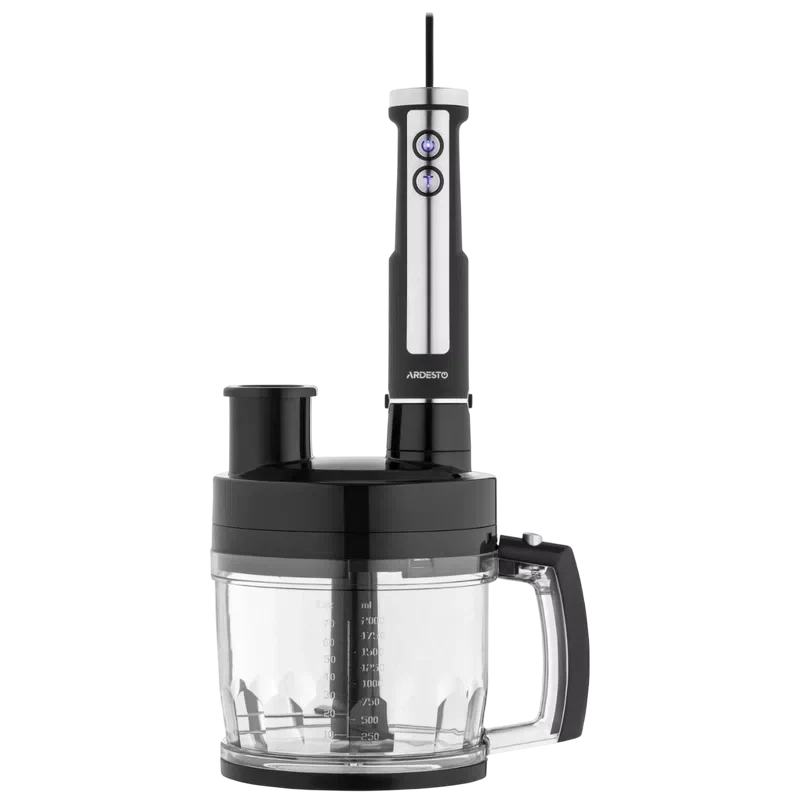 Погружной блендер Ardesto HBSG-1000WHCHSL, Black / Silver 7