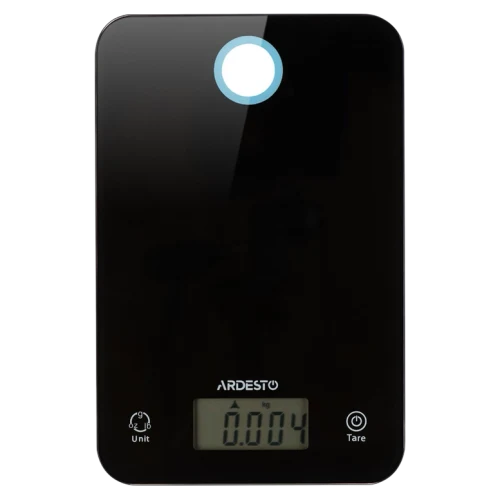 Cântar electronic de bucătărie Ardesto SCK-839B, Black