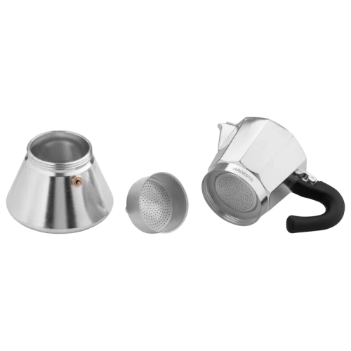 Cafetieră gheizer Ardesto AR0809AI Gemini Piemonte, Oțel inoxidabil