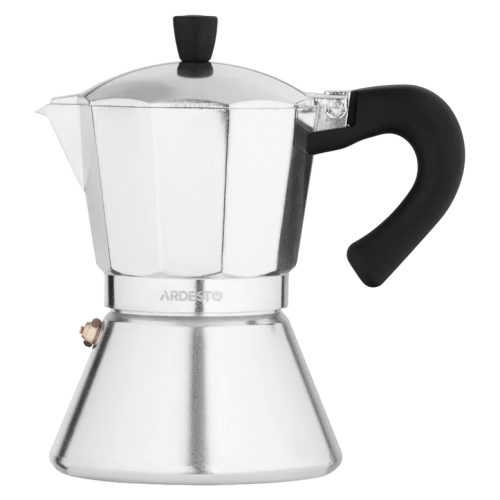 Cafetieră gheizer Ardesto AR0809AI Gemini Piemonte, Oțel inoxidabil