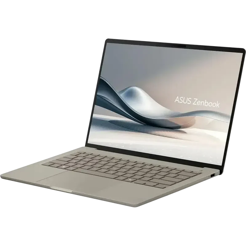 Ноутбук Asus Zenbook A14 OLED UX3407QA, Snapdragon X, 16ГБ/512ГБ, 60 Гц, Zabriskie Beige 4