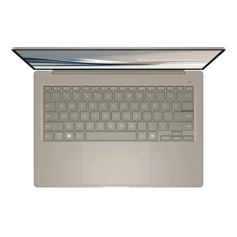 Ноутбук Asus Zenbook A14 OLED UX3407QA, Snapdragon X, 16ГБ/512ГБ, 60 Гц, Zabriskie Beige 2