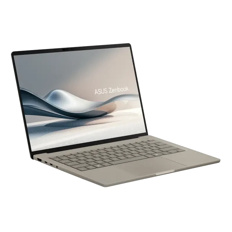 Ноутбук Asus Zenbook A14 OLED UX3407QA, Snapdragon X, 16ГБ/512ГБ, 60 Гц, Zabriskie Beige 3
