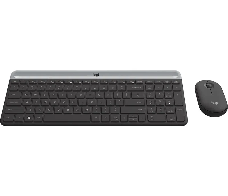 Беспроводная клавиатура и мышка Logitech Combo MK470 Slim, Graphite 2