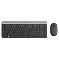 Беспроводная клавиатура и мышка Logitech Combo MK470 Slim, Graphite