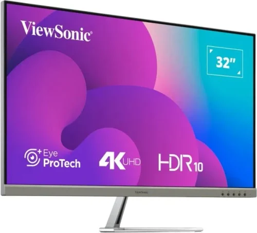 Монитор 31.5" ViewSonic VX3276-4K-MHD-2, Silver/Black