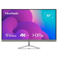 Монитор 31.5" ViewSonic VX3276-4K-MHD-2, Silver/Black