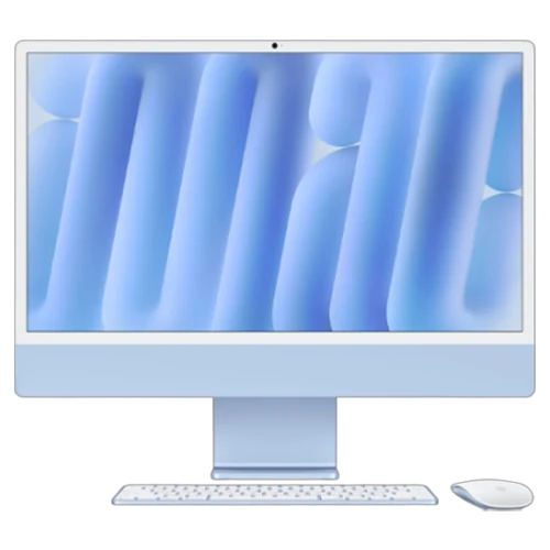 Computer All-in-One Apple iMac 24 2024, M4 8C/8G, 16/256GB, Blue