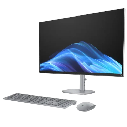 Computer All-in-One HP OmniStudio X, Core Ultra 5, 16GB/1TB, 60 Hz, Argintiu