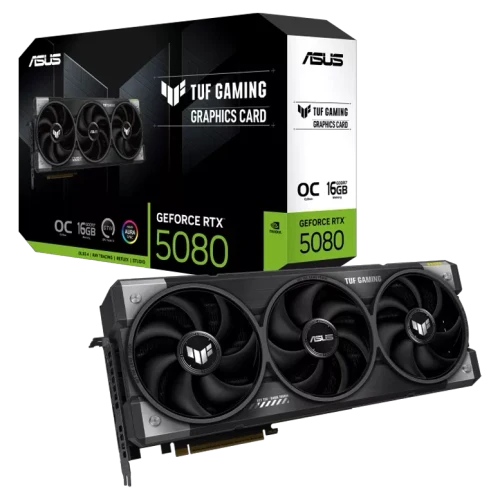 Placă video ASUS TUF Gaming GeForce RTX™ 5080 OC Edition, Black
