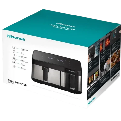 Friteuză cu aer cald Hisense HAF2900D, Negru