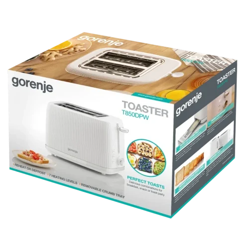 Тостер Gorenje T850DPW, Белый
