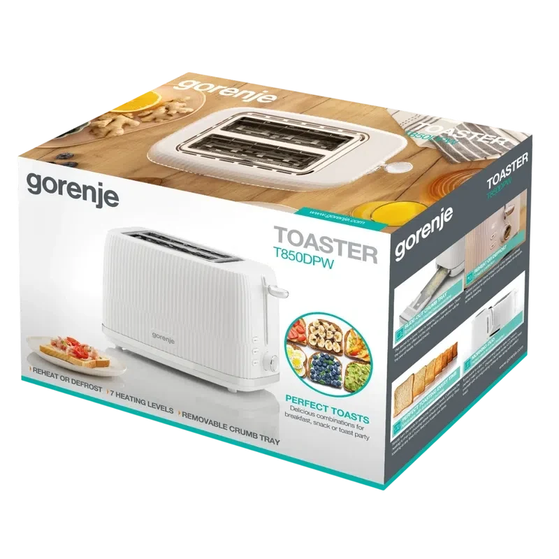 Toaster Gorenje T850DPW, Alb 8