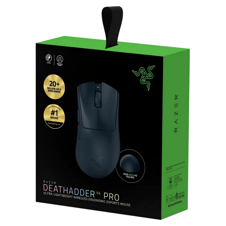 Мышь Razer DeathAdder V4 Pro, Черный 9