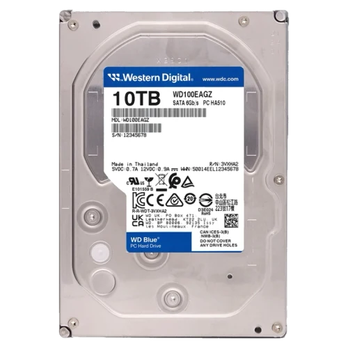 Жесткий диск Western Digital WD Blue 10ТБ, 3.5"