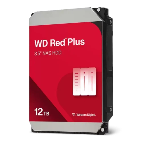 Жесткий диск Western Digital WD Red Plus 12ТБ, 3.5"