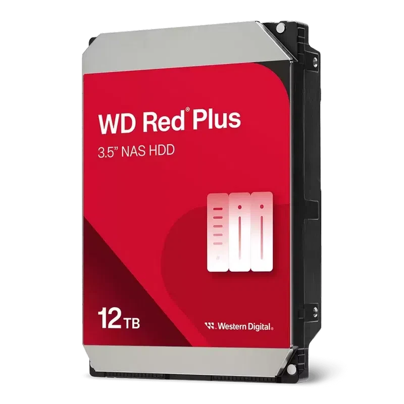 Жесткий диск Western Digital WD Red Plus 12ТБ, 3.5" 3