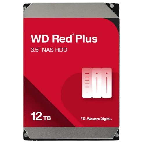 Жесткий диск Western Digital WD Red Plus 12ТБ, 3.5"