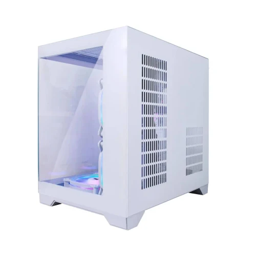 Carcasă PC 1STPLAYER MV5-TP Mid Tower, Alb