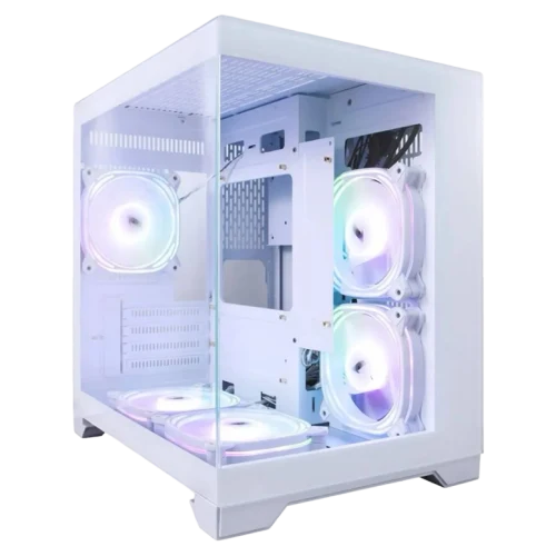 Carcasă PC 1STPLAYER MV5-TP Mid Tower, Alb