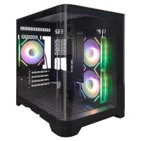 Корпус для ПК 1STPLAYER UV5 Mid Tower, Черный