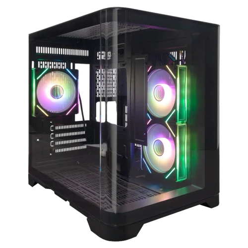 Carcasă PC 1STPLAYER UV5 Mid Tower, Negru