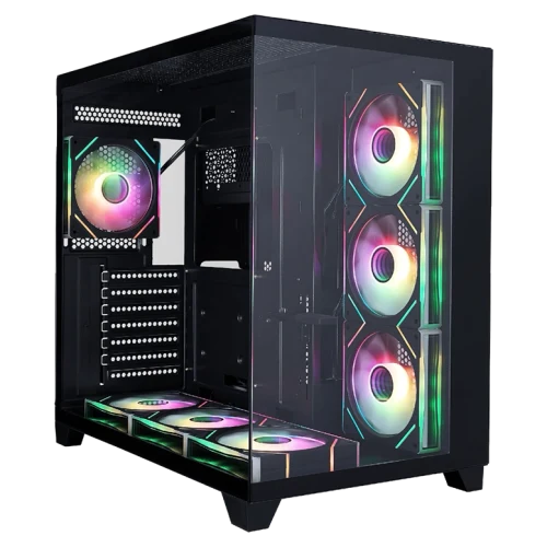 Carcasă PC 1STPLAYER MV8-TP Mid Tower, Negru