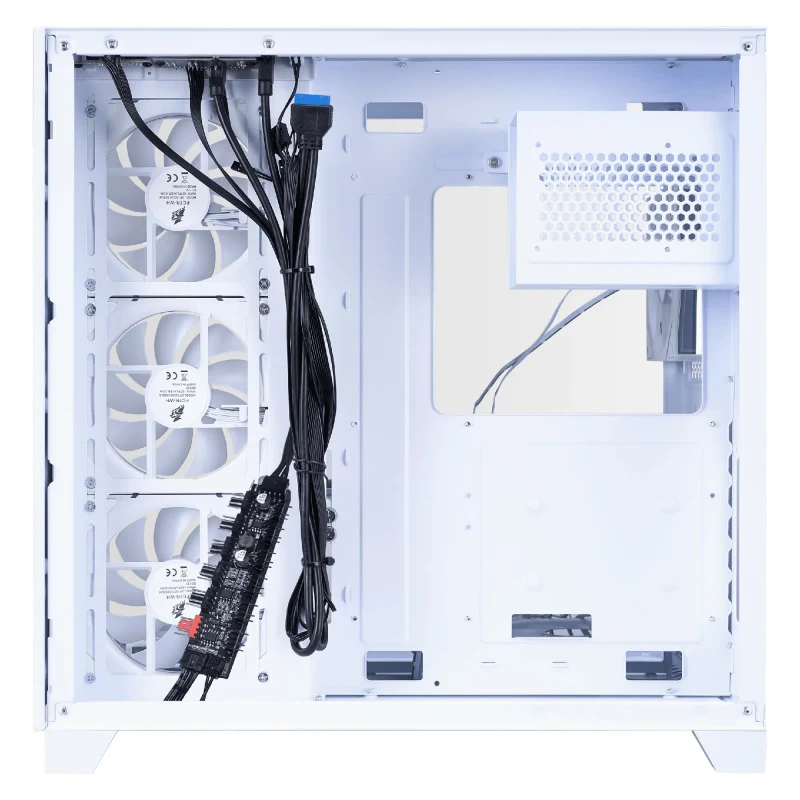Корпус для ПК 1STPLAYER MV8-TP Mid-Tower, Белый 5