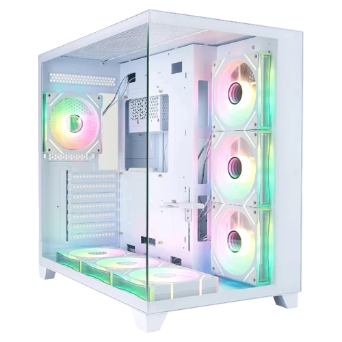 Carcasă PC 1STPLAYER MV8-TP Mid-Tower, Alb