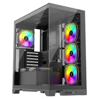 Carcasă PC 1STPLAYER Mi8 Mid-Tower, Negru