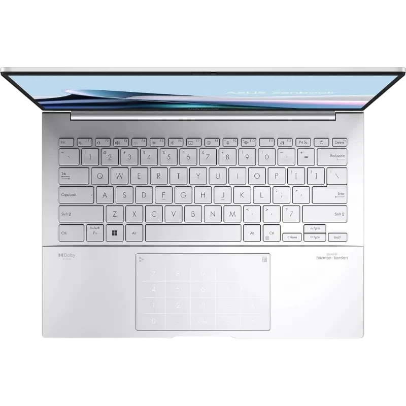 Ноутбук ASUS Zenbook 14 OLED, Core Ultra 9 285H, 32ГБ/1TБ, 60Гц, Silver 2