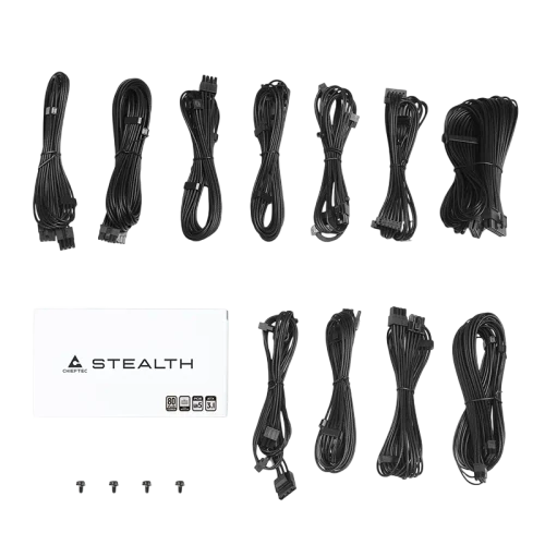 Sursă de alimentare Chieftec SPX-1200-FC Stealth ATX, Negru