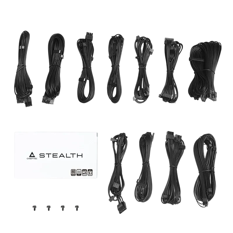 Sursă de alimentare Chieftec SPX-1200-FC Stealth ATX, Negru 8