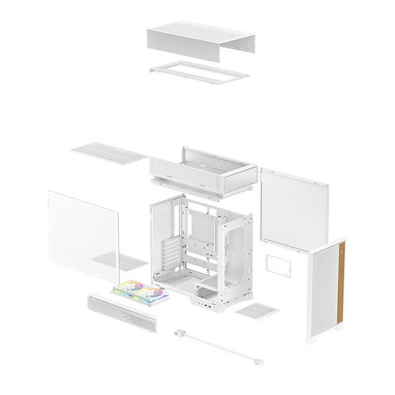 Корпус для ПК Deepcool CL660 WH Mid-Tower, Белый 11