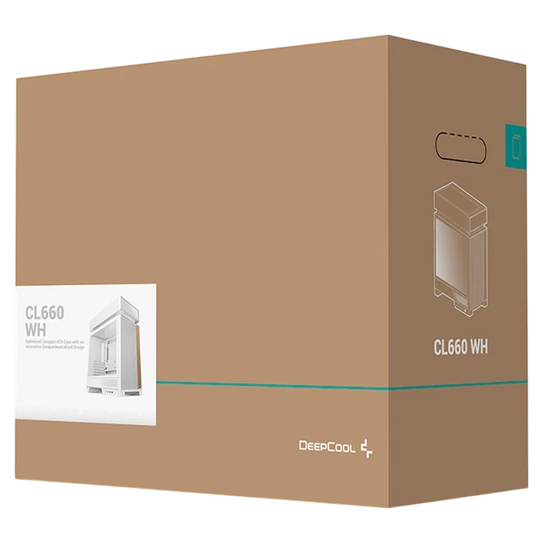 Корпус для ПК Deepcool CL660 WH Mid-Tower, Белый 12