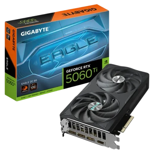 Видеокарта Gigabyte GeForce RTX 5060 Ti EAGLE OC 8GB, Черный