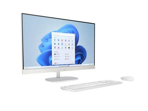 Computer All-in-One HP 27-cr0085ci, Ryzen 5, 16GB/512GB, 60 Hz, Alb