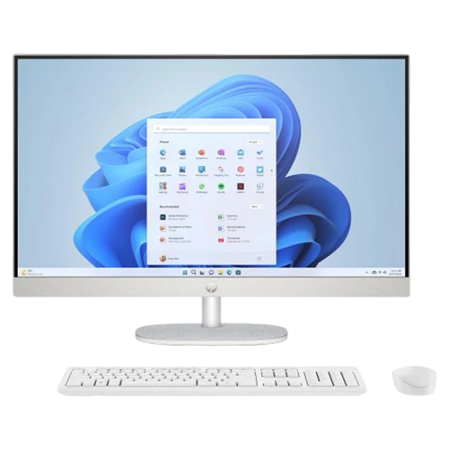 Computer All-in-One HP 27-cr0085ci, Ryzen 5, 16GB/512GB, 60 Hz, Alb