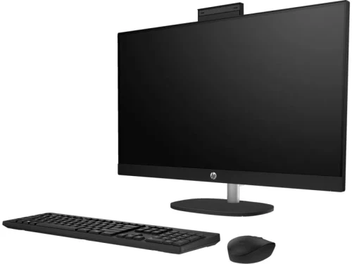 Computer All-in-One HP AiO 27-cr0084ci, Ryzen 5, 16GB/512GB, 60 Hz, Jet Black