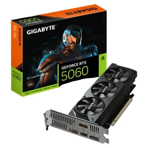 Видеокарта GIGABYTE GeForce RTX 5060 OC Low Profile 8G, Black