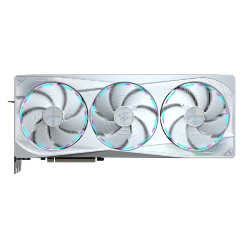 Placa video Gigabyte AORUS GeForce RTX 5080 MASTER ICE 16G, Alb