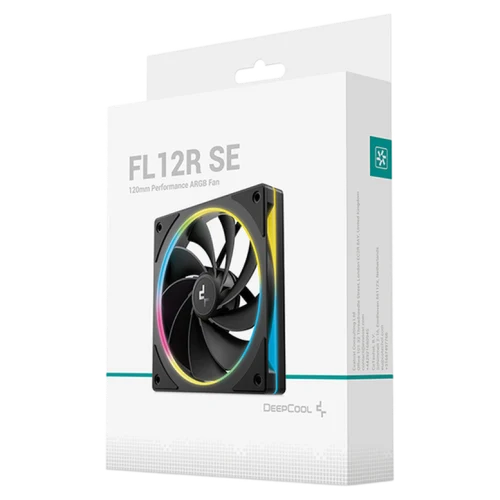 Ventilator PC DeepCool FL12R SE, 120 mm, Negru