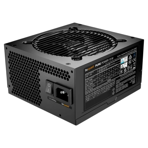 Блок питания для компьютеров be quiet! Pure Power 13 M 1200W, Черный